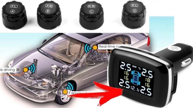 Датчик давления в шинах