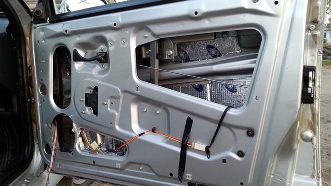 Каркас дверцы без обшивки