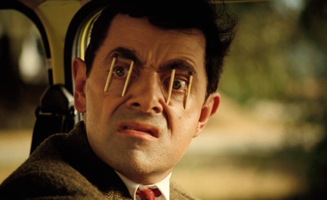 Мистер бин. юмор.