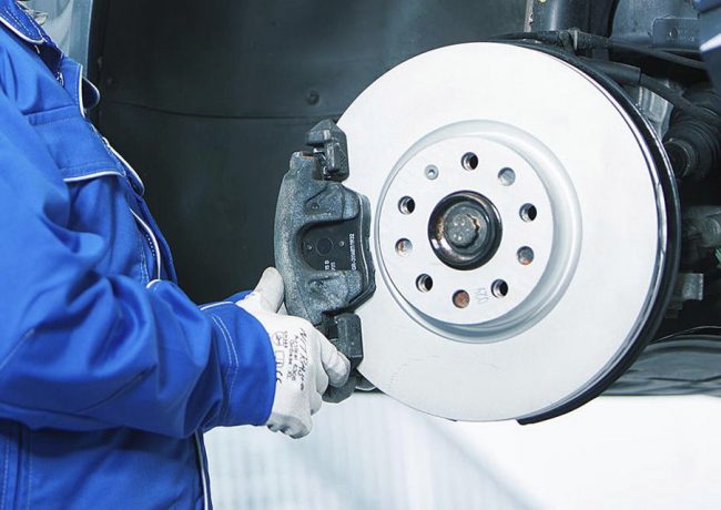 Остаточная толщина тормозных колодок