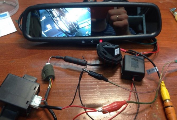 Распиновка проводов камеры заднего вида авто