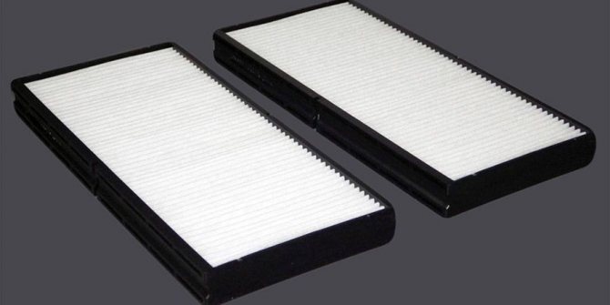 Разновидности фильтра салона Kia Spectra