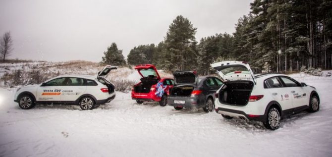 веста багажник