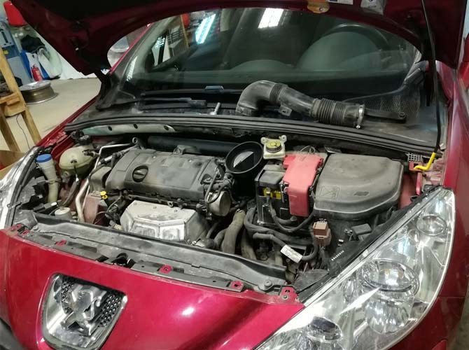 Замена масла АКПП Пежо 308