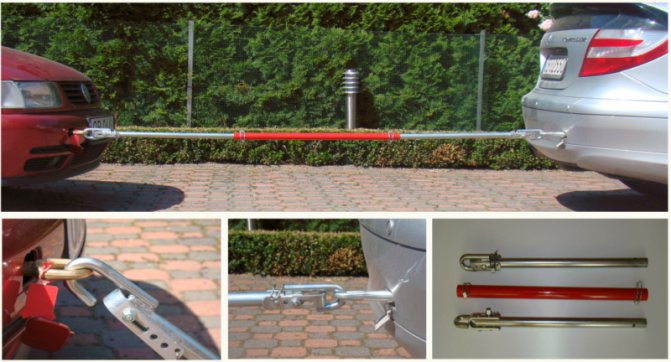 Жесткая сцепка автомобиля